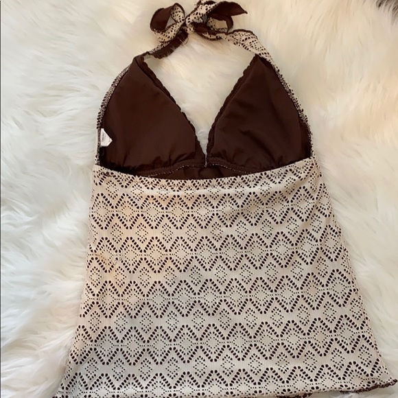 Tankini Crochet Swimsuit & Matching bottom - Picture 3 of 7